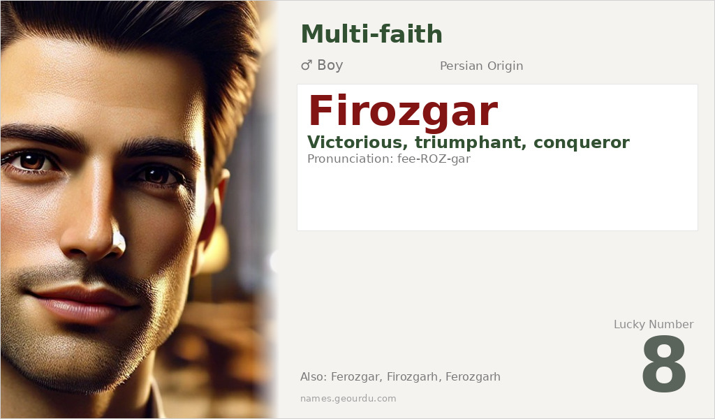 Firozgar Name Meaning and Details