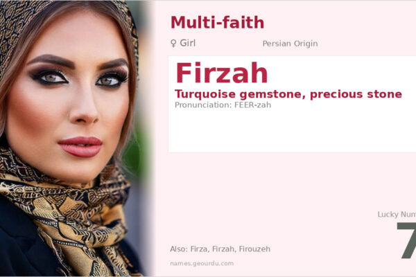 Firzah Name Meaning — Persian Origin, Girl’s Name & Gemstone Significance (2025)
