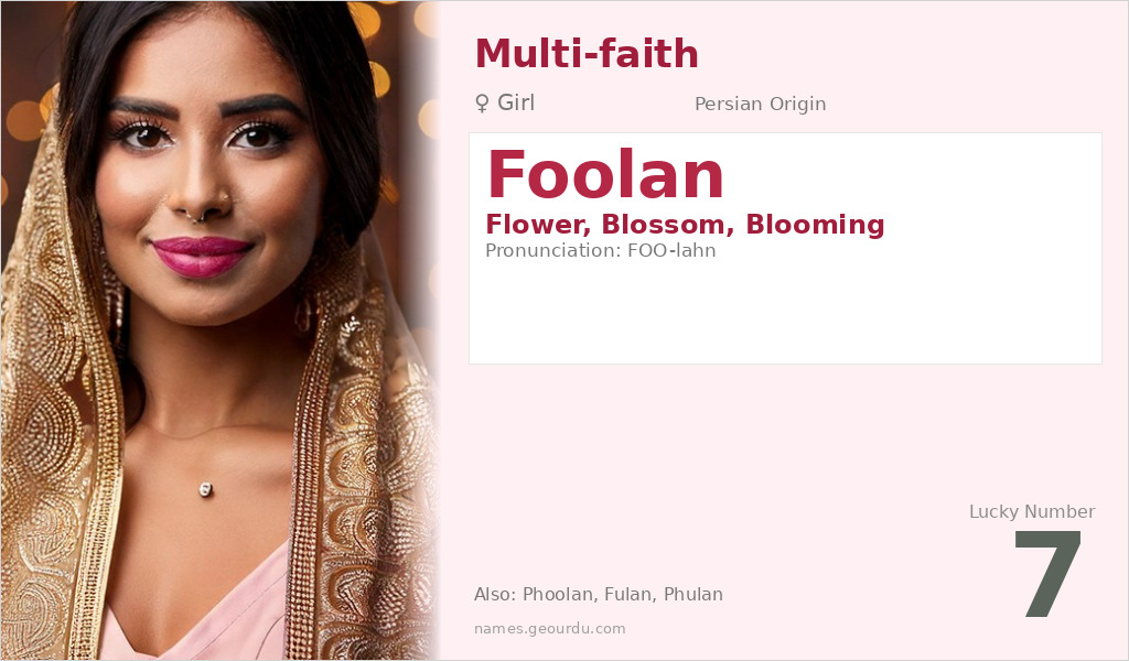 Foolan Name Meaning and Details