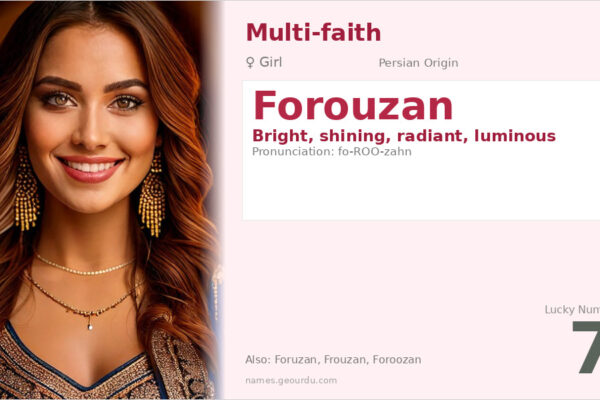 Forouzan Name Meaning — Persian Origin, Girl Name & Details (2025)