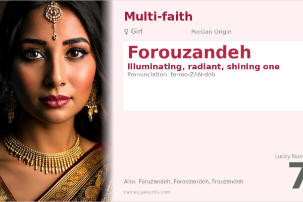 Forouzandeh Meaning — Persian Origin, Girl Name & Etymology (2025)