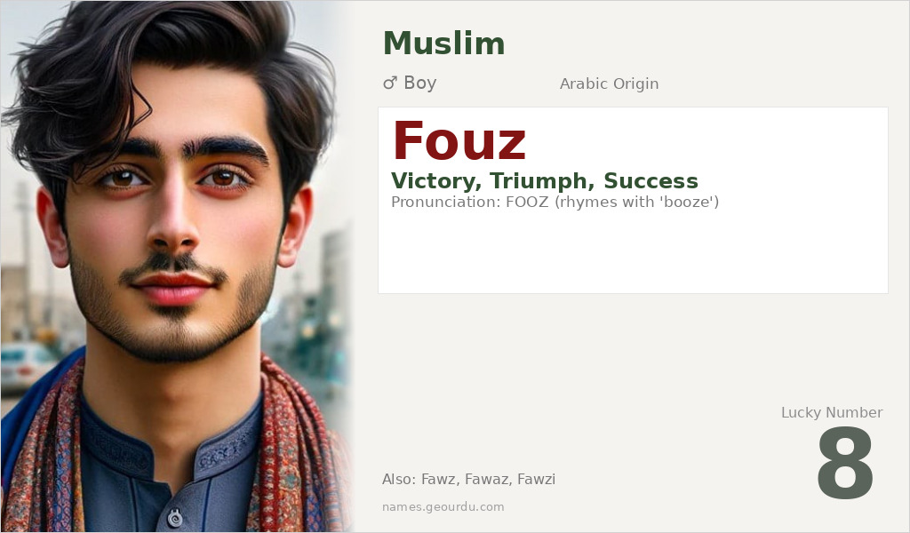 Fouz Name Meaning and Details