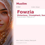 Fowzia Name Meaning and Details