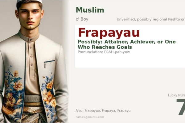 Frapayau Name Meaning — Origin, Gender & Details (2025)
