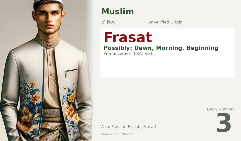 Frasat Name Meaning and Details