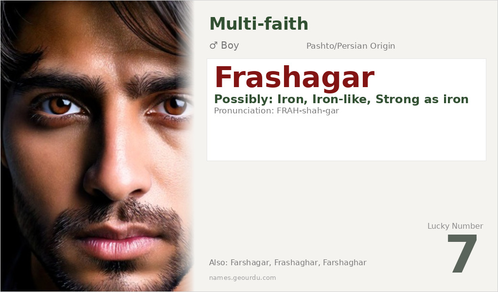 Frashagar Name Meaning and Details
