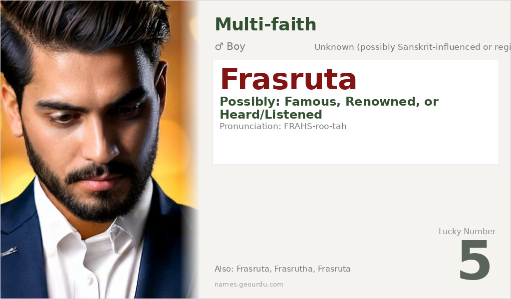 Frasruta Name Meaning and Details