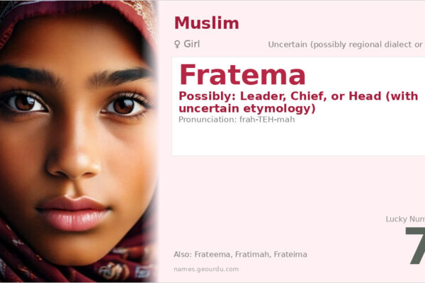 Fratema Name Meaning — Origin, Gender & Details (2025)