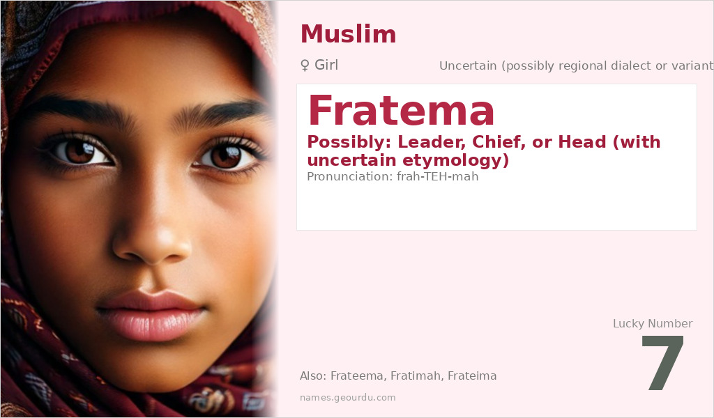 Fratema Name Meaning and Details
