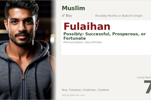 Fulaihan Name Meaning — Origin, Gender & Details (2025)