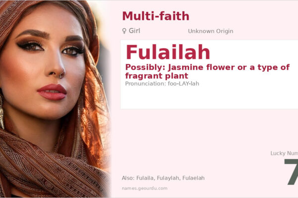 Fulailah Name Meaning — Origin, Gender & Details (2025)