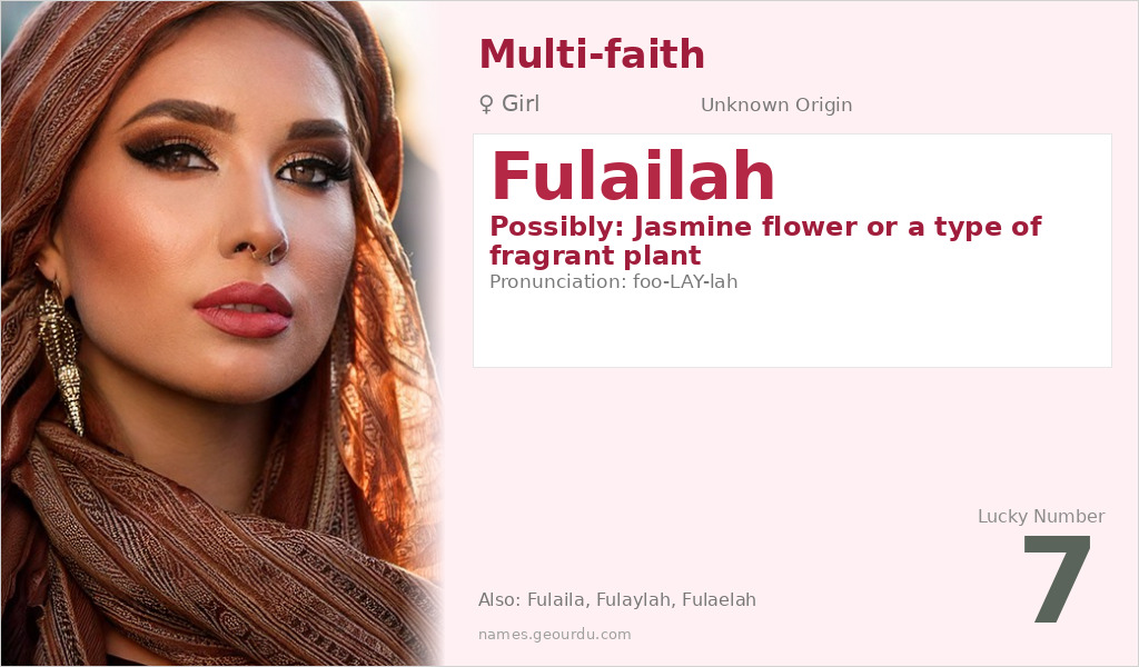 Fulailah Name Meaning and Details