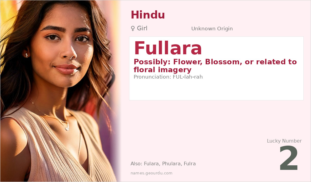 Fullara Name Meaning and Details