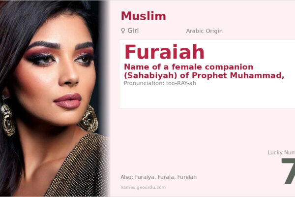 Furaiah Name Meaning — Arabic Origin, Girl Name & Historical Significance (2025)