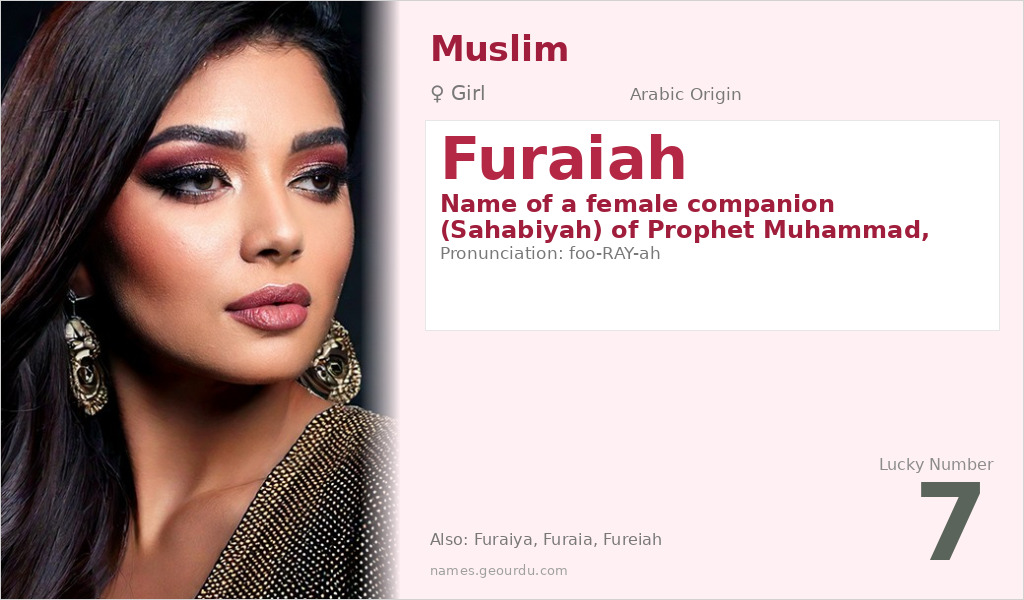 Furaiah Name Meaning and Details