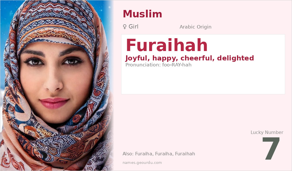 Furaihah Name Meaning and Details