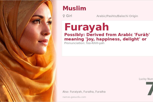 Furayah Name Meaning — Origin, Gender & Details (2025)