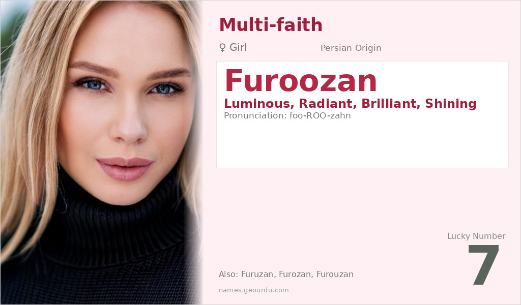 Furoozan Name Meaning and Details