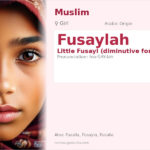 Fusaylah Name Meaning and Details