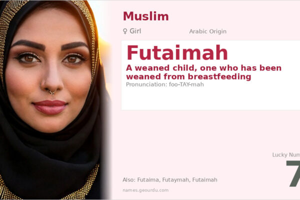 Futaimah Name Meaning — Arabic Origin, Girl Name & Details (2025)