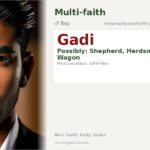 Gadi Name Meaning and Details
