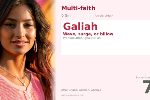 Galiah Name Meaning — Arabic Origin, Girl Name & Details (2025)