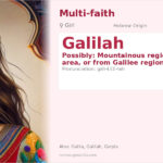 Galilah Name Meaning and Details