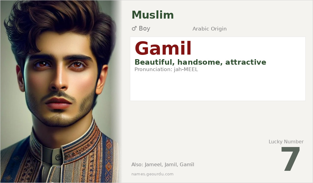 Gamil Name Meaning and Details