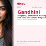 Gandhini Name Meaning and Details
