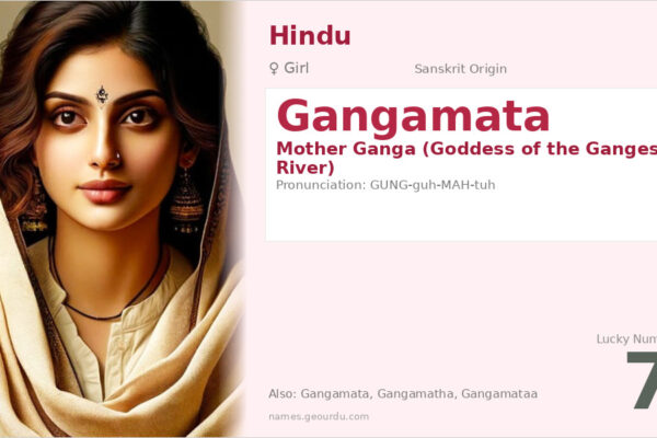 Gangamata Meaning — Sanskrit Origin, Hindu Girl Name & Details (2025)