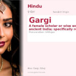 Gargi Name Meaning and Details