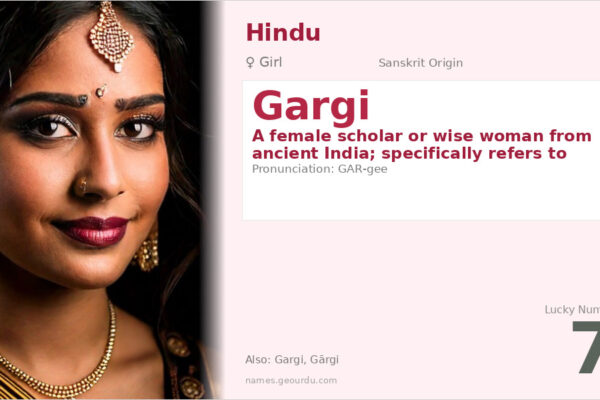 Gargi Name Meaning — Sanskrit Origin, Girl Name & Historical Significance (2025)