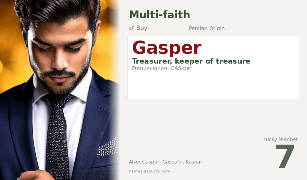 Gasper Name Meaning and Details