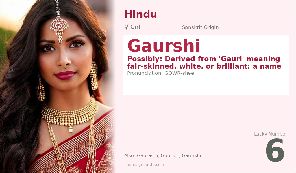 Gaurshi Name Meaning and Details