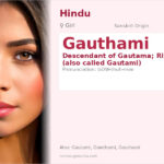 Gauthami Name Meaning and Details