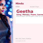 Geetha Name Meaning and Details