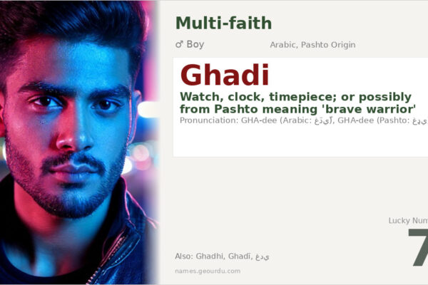 Ghadi Name Meaning — Arabic & Pashto Origins, Boy Name Details (2025)