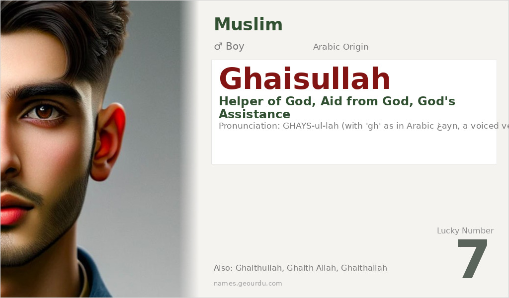 Ghaisullah Name Meaning and Details