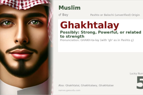 Ghakhtalay Name Meaning — Origin, Gender & Details (2025)