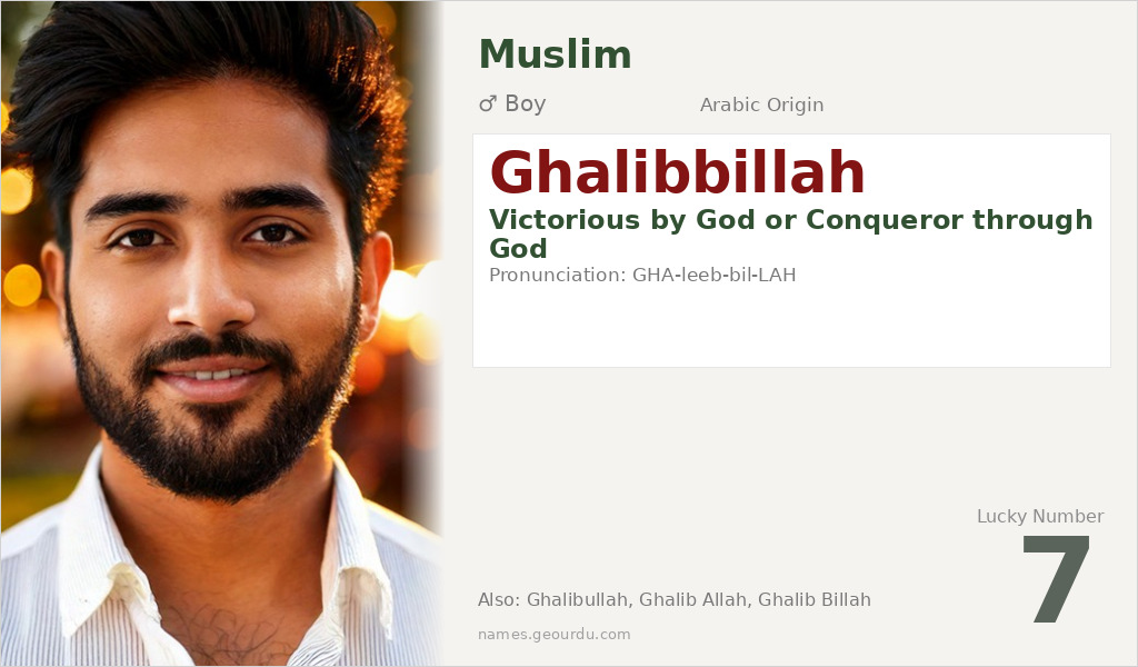Ghalibbillah Name Meaning and Details