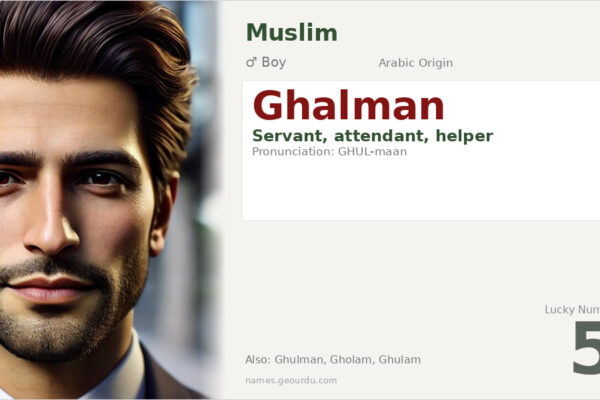 Ghalman Name Meaning — Arabic Origin, Boy Name & Details (2025)
