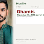 Ghamis Name Meaning and Details