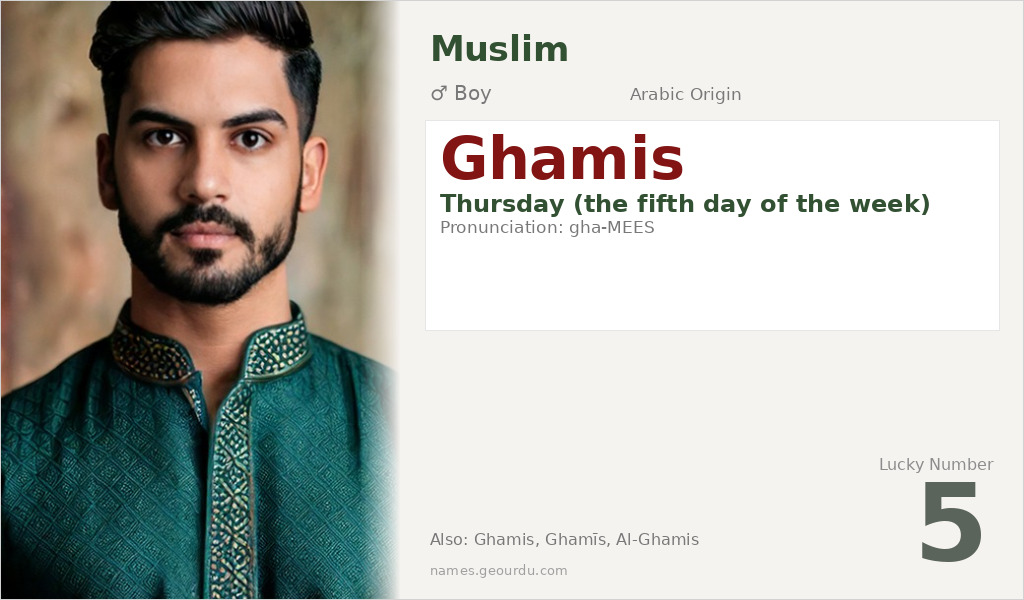 Ghamis Name Meaning and Details