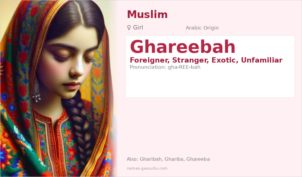 Ghareebah Name Meaning and Details