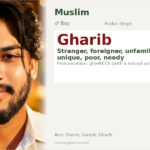 Gharib Name Meaning and Details
