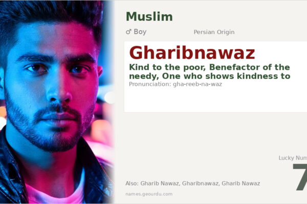 Gharibnawaz Name Meaning — Persian Origin, Boy Name & Details (2025)