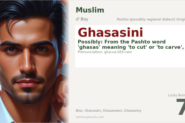 Ghasasini Name Meaning — Origin, Gender & Details (2025)