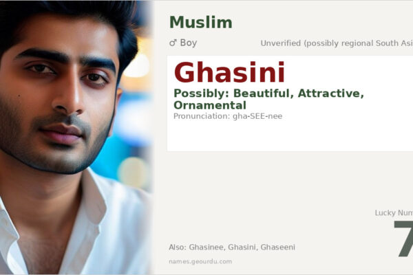Ghasini Name Meaning — Origin, Gender & Details (2025)