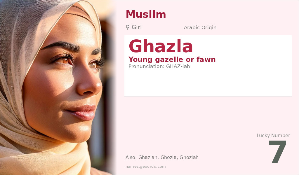 Ghazla Name Meaning and Details
