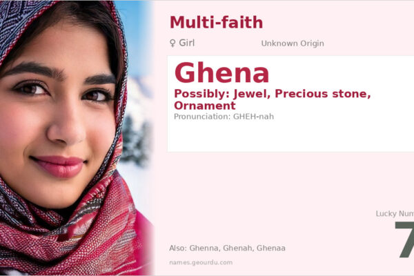 Ghena Name Meaning — Origin, Gender & Details (2025)